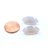 Image 1 : 14 ct & up Chalcedony Loose Stone (14.01) 2Pcs