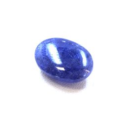 13 ct & up Cabuchon Tanzanite Oval Shaped Loose Stone (13.76)