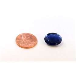 10 ct & up Natural Blue Sapphire Oval Shaped ctw 10.01
