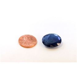 19 ct & up Natural Blue Sapphire Oval Shaped ctw 19.72