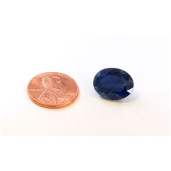 11 ct & up Natural Blue Sapphire Oval Shaped ctw 11.83