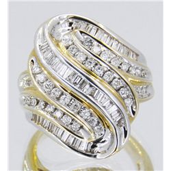 1.00ctw Diamond Cluster Ring