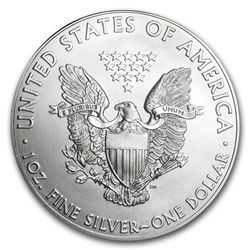 2002 1 oz Silver American Eagle BU