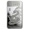 Image 1 : 1/2 oz Year of the Snake Silver Bar .999 Fine