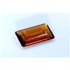 Image 1 : 54 ct & up Mandarin Citrine Emerald  Cut