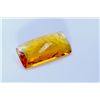 Image 1 : 42 ct & up Mandarin Citrine Cushion CutFaceted