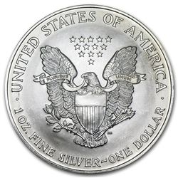 1996 1 oz Silver American Eagle BU