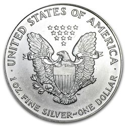 1993 1 oz Silver American Eagle BU