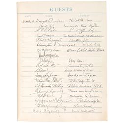 Dwight D. Eisenhower USS Williamsburg Guest Logbook