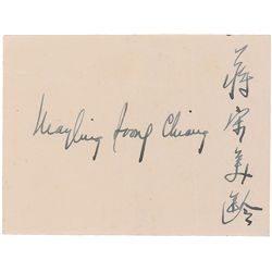 Chiang Kai-Shek and Madame Chiang
