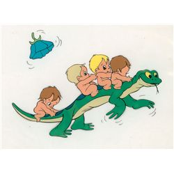 Waterbabies with Lizard production cel from Silly Symphony
