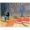 Image 1 : Mickey Mouse production cel and presentation background from The Brave Little Tailor