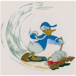 Donald Duck and His Nephews production cels and special effects from Straight Shooters
