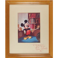 Mickey Mouse dye transfer print from Mickey Mouse’s 25th Anniversary