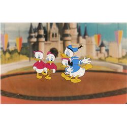 Donald Duck and His Nephews production cel from the Disneyland TV Show