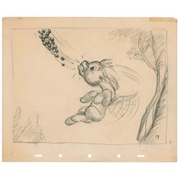 Baby Pegasus production drawing from Fantasia