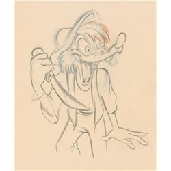 Brer Fox production drawing from Song of the South