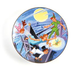 Peter Pan, Wendy, John, Michael, and Tinkerbell product painting