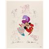 Image 1 : Captain Hook and Mr. Smee limited edition cel from Peter Pan