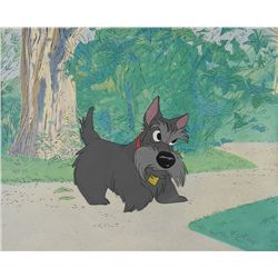 Jock production cel from Lady and the Tramp