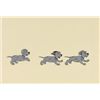 Image 1 : Three Puppies production cel  from 101 Dalmatians