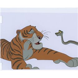 Shere Khan and Kaa production cels from The Jungle Book