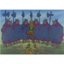 Robin Hood and Six of Prince John’s Guards production key master background set-up from Robin Hood