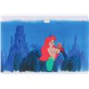 Image 1 : Ariel and Sebastian production cel  from The Little Mermaid
