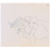 Image 1 : Ariel and Flounder production drawing from The Little Mermaid TV Show