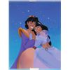 Image 1 : Aladdin and Jasmine cel painting with keymaster background from Aladdin