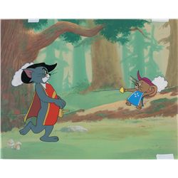 Tom and Jerry production cels and production background from Royal Cat Nap