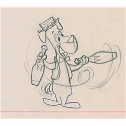 Huckleberry Hound production layout drawing