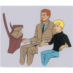 Johnny and Dr. Quest production cels  from Johnny Quest