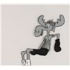 Image 2 : Bullwinkle production cel and drawing from a TV Commercial