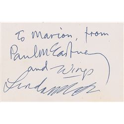 Beatles: Paul and Linda McCartney