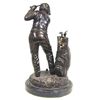 Image 4 : C. Keliem - The Golfer - Bronze Sculpture.