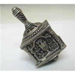 Bezalel Murro Cast Led Hanukkah Dreidel, Jerusalem 1929