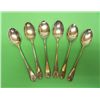 Image 2 : Sterling Silver 6 Coffee Spoons Set, 1958/69.