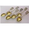 Image 1 : 6 Chinese Export Silver Spoons Set, China, Circa 1900.