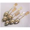 Image 2 : 6 Chinese Export Silver Spoons Set, China, Circa 1900.