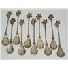 Image 1 : Silver 10 Cherub Spoons Set, Circa 1890.