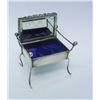 Image 3 : Sterling Silver Piano Stool Pin Cushion, 1909.