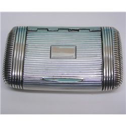 Sterling Silver Tobacco Snuff Box, London, 1808.