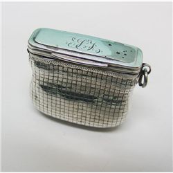 Sterling Silver Vinaigrette, Postans & Tye, 1819.