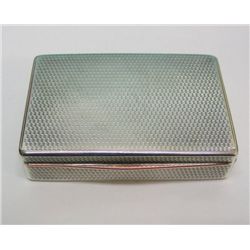 Asprey’s Silver & Gold Snuff Box, Sampson Mordan, 1929.