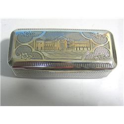 Sterling Silver Tobacco Snuff Box, Paris, Circa 1870.