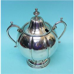 Portuguese Silver Two Handled Basin, Porto, Circa 1900.