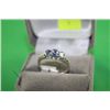 Image 4 : STERLING SILVER TANZANITE RING