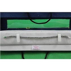 #3 STERLING SILVER SAPPHIRE BRACELET