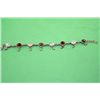 Image 1 : #11STERLING SILVER GEMSTONE BRACELET